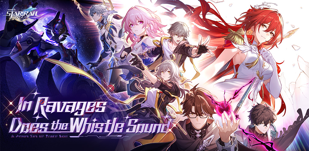 Honkai: Star Rail key art showing several characters from the game